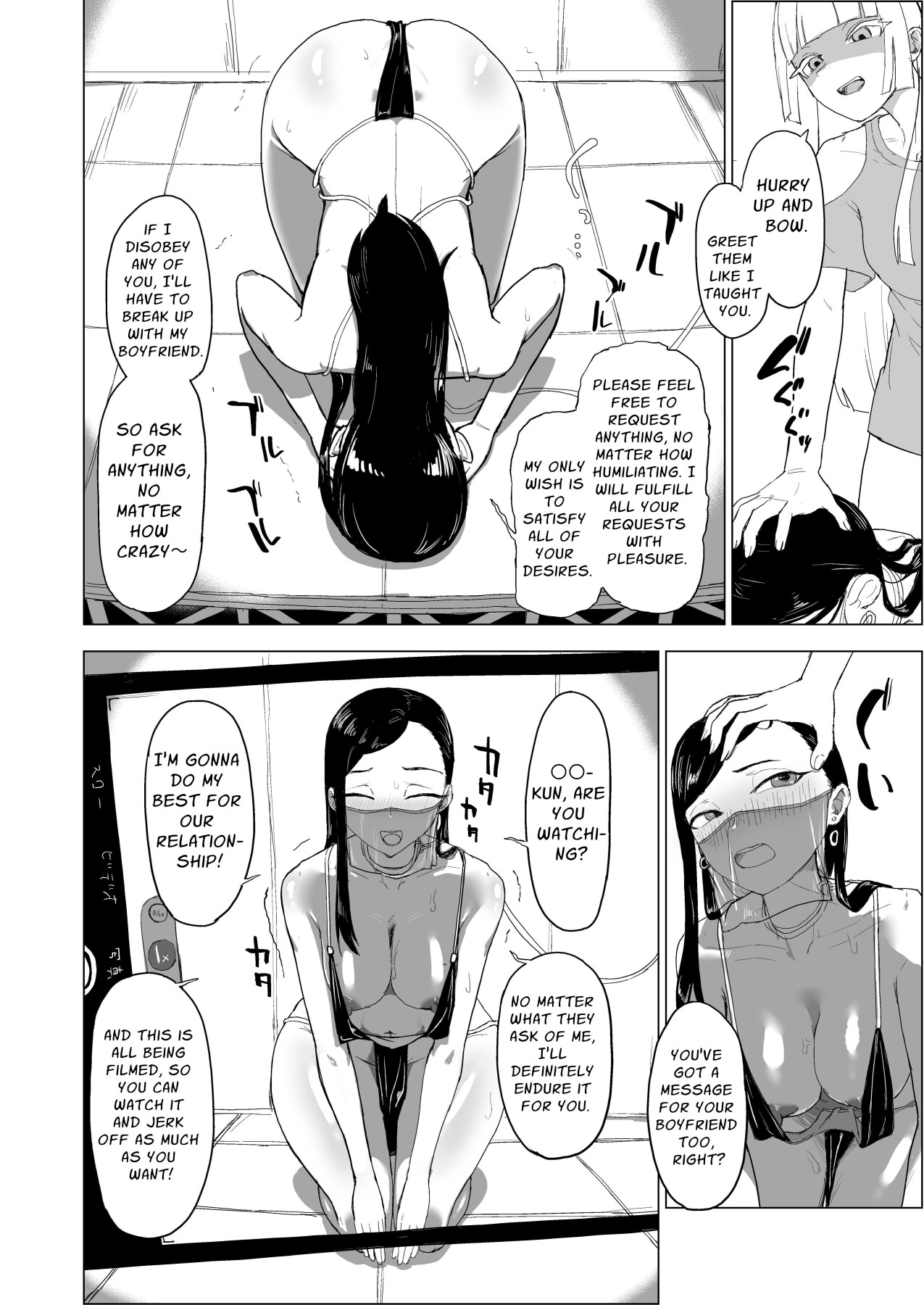 Hentai Manga Comic-Let's Make Our Brother's Girlfriend Do Some Masochistic Play-Read-30